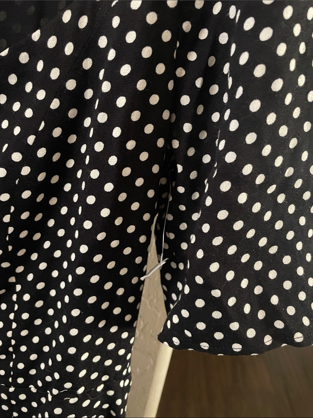 NWT REFORMATION Rebecca Polka Dot Mini Dress! - Picture 10 of 11